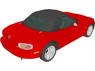 Mazda MX-5 Convertible (1998) 3D Model