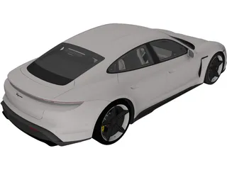 Porsche Taycan (2020) 3D Model