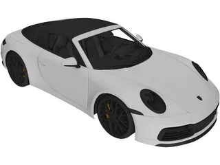 Porsche 911 Targa (2019) 3D Model