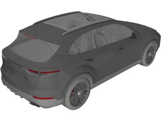 Porsche Cayenne S (2019) 3D Model