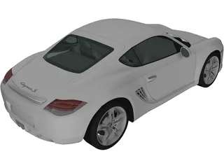 Porsche Cayman S (2011) 3D Model