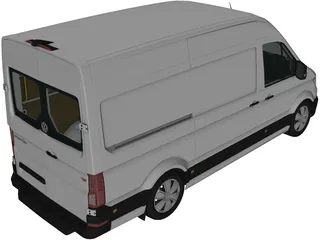 Volkswagen Crafter L1H2 (2017) 3D Model