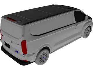 Ford Transit Custom Trend (2024) 3D Model