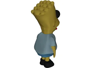 Simpsons Bart 3D Model