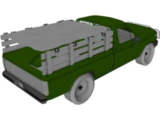 Ford F-100 (1980) 3D Model