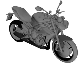 Triumph Street Triple R (2014) 3D Model