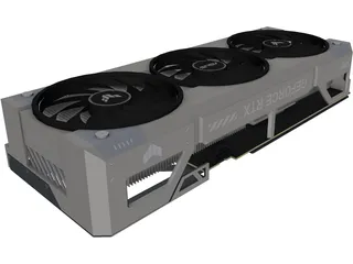 ASUS TUF GeForce RTX 5070 Ti 3D Model
