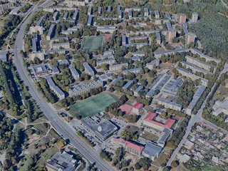 Alytus City, Lithuania (2023) 3D Model