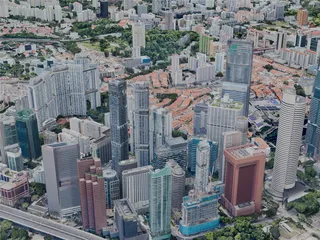 Singapore City, Singapore (2025) 3D Model