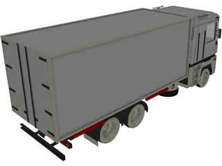 Renault Magnum Box 3D Model