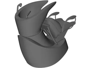 Lavatesta Hair Chair 3D Model