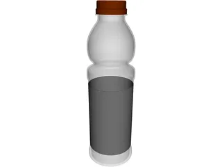 Bottle Plastic 3D Model