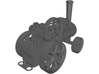 Stream Train Toy 3D Model