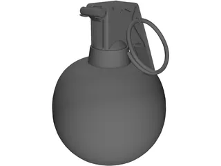Hand Granade 3D Model