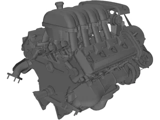 Toyota Tundra Engine (2000) 3D Model