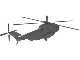 Sikorsky CH-53 Sea Stallion 3D Model