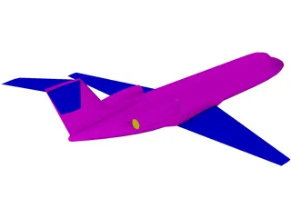 Gulfstream II Corporate Jet 3D Model