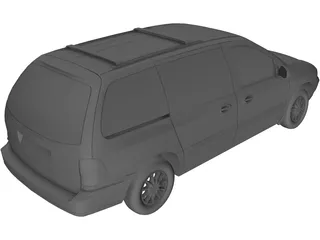 Ford Windstar (2000) 3D Model