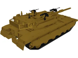 Merkava MK3 3D Model