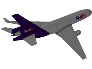 McDonnell Douglas/Boeing MD-11F FedEx 3D Model