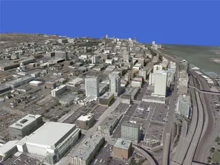 Tacoma City 3D Model