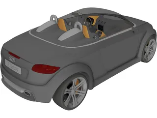 Audi TT Clubsport Quattro 3D Model