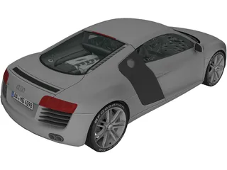 Audi R8 3D Model