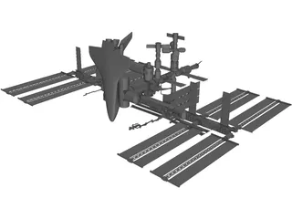 International Space Station 3D Model