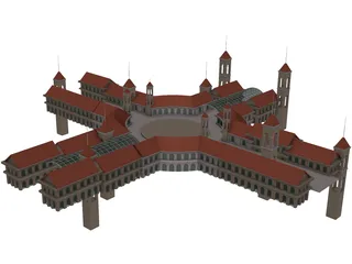 Shopping Centre 3D Model