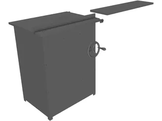 Circular Saw Table 3D Model