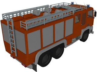 MAN Firetruck 3D Model