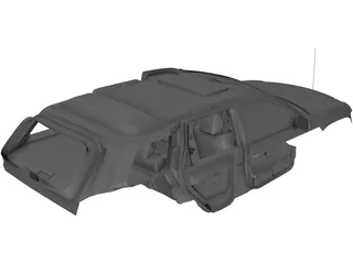 Interior Jeep Grand Cherokee 3D Model