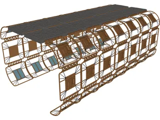 Dry Dock 3D Model