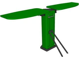 Collapsible Stand Stove 3D Model