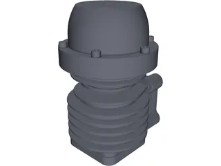 Wastegate 45mm 3D Model