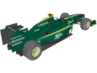 Lotus T127 F1 (2010) 3D Model