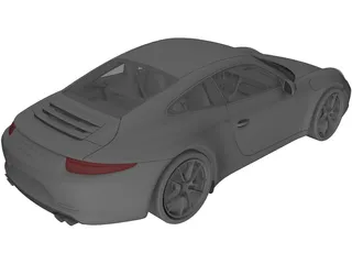 Porsche 911 Carrera S (2012) 3D Model
