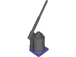 Hydraulic Jack 3D Model