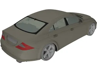 Mercedes-Benz CLS500 (2004) 3D Model