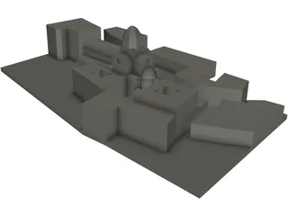 Sibenik Castle 3D Model