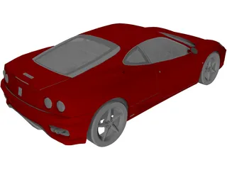 Ferrari 360 Modena 3D Model