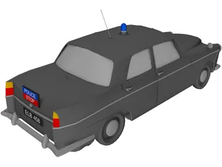 Wolseley 6/110 Metropolitan Police 3D Model
