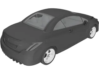 Peugeot 308 CC (2012) 3D Model