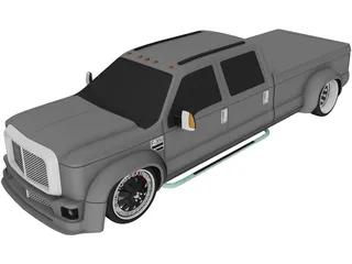Ford F-350 Truck [Tuned] 3D Model