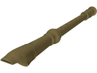 Flute 3D Model