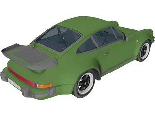Porsche 911 Turbo (1982) 3D Model
