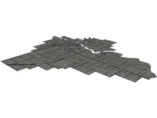 Fort Lauderdale Downtown 3D Model