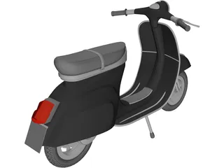 Scooter Vespa 3D Model