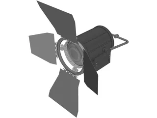 Stage Studio Light 3D Model