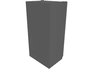 GE Refrigerator 3D Model